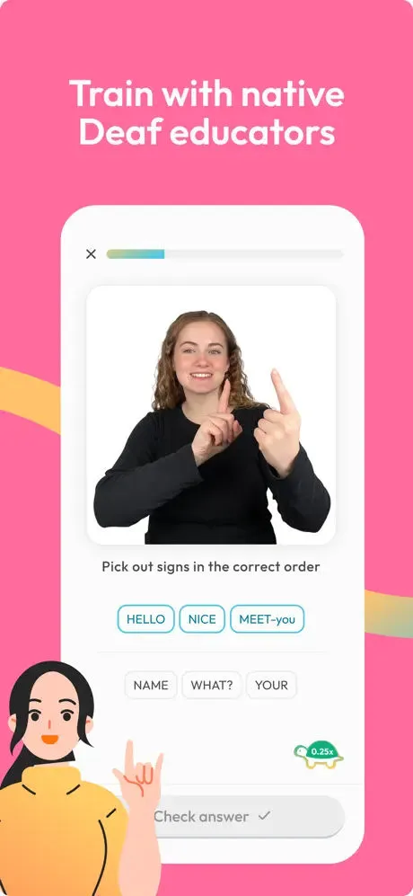 ASL Bloom - Sign Language screenshot 1