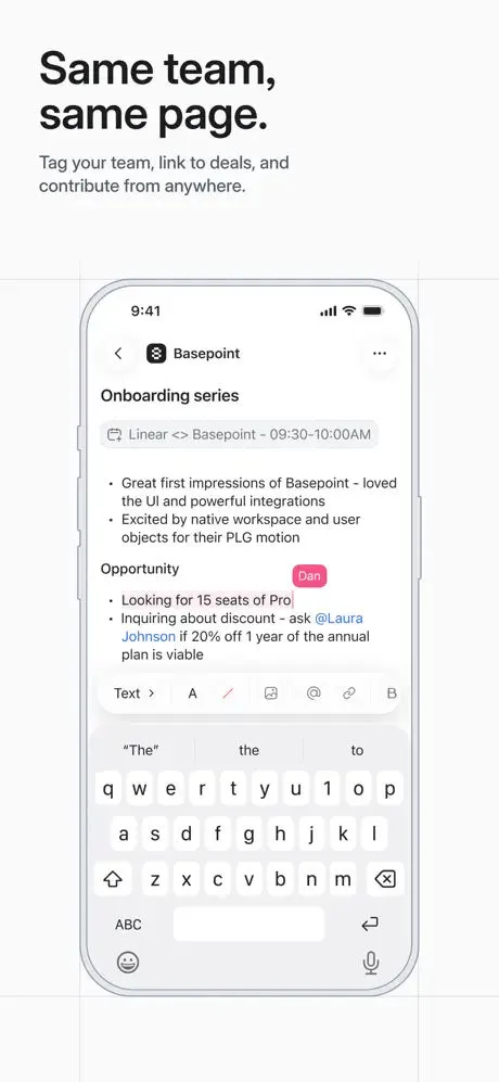Attio App Store screenshot 2