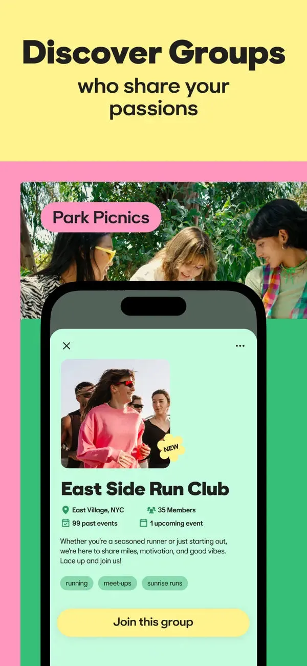 BFF: Make Friends. By Bumble. screenshot 1