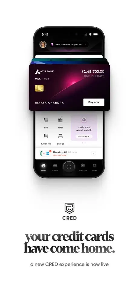 CRED App Store screenshot 1