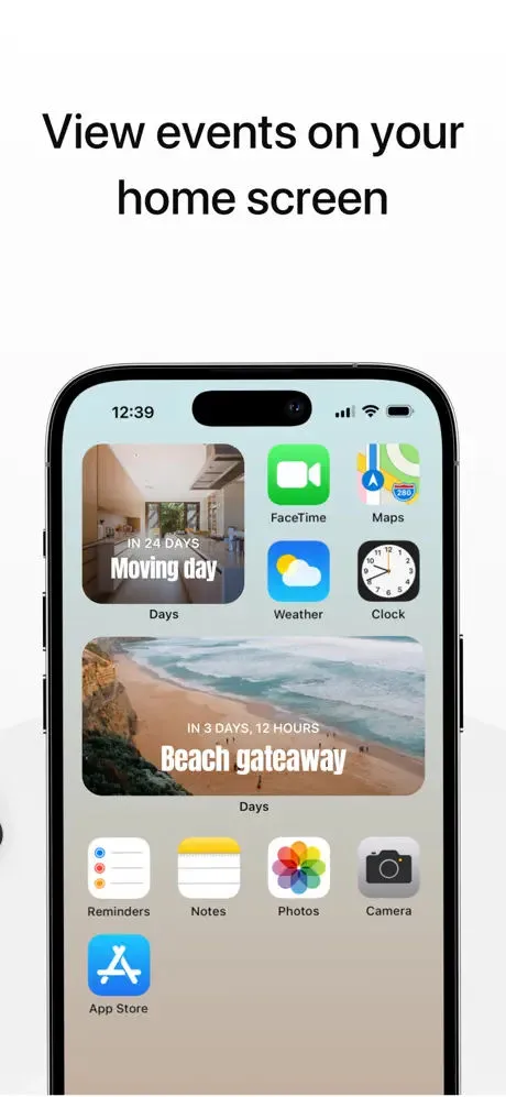 Days • Countdown & Widgets App Store screenshot 3