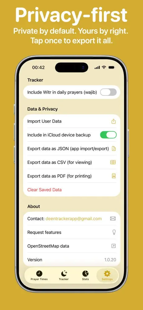 Deen Tracker App Store screenshot 10