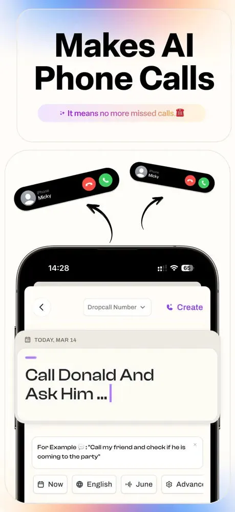 Dropcall App Store screenshot 3