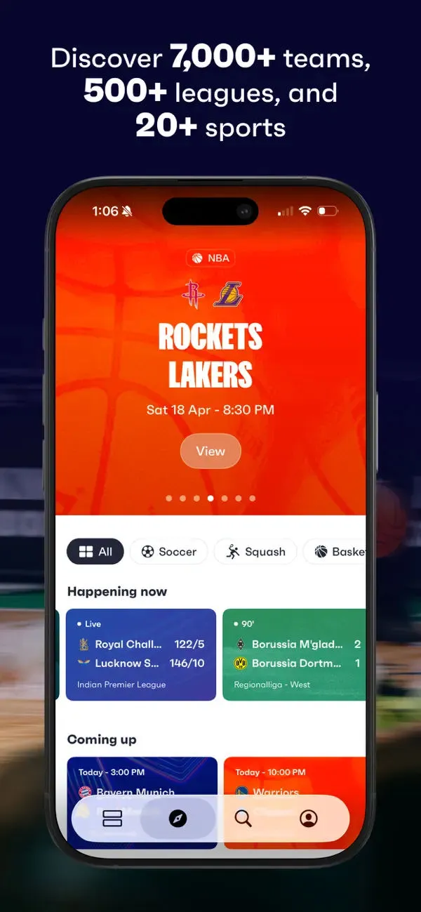 Fixtured: Your Sports Feed App Store screenshot 4