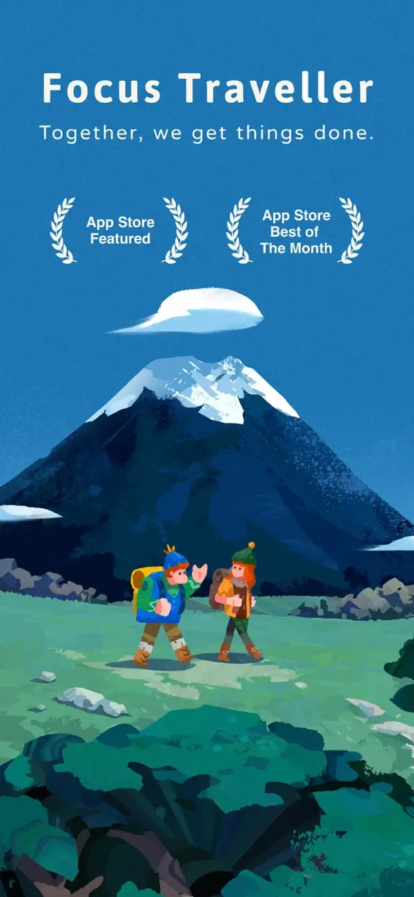 Focus Traveller - Flow Timer App Store screenshot 1