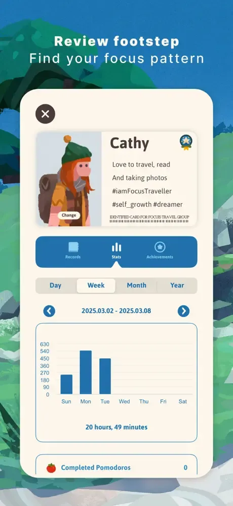 Focus Traveller - Flow Timer App Store screenshot 6