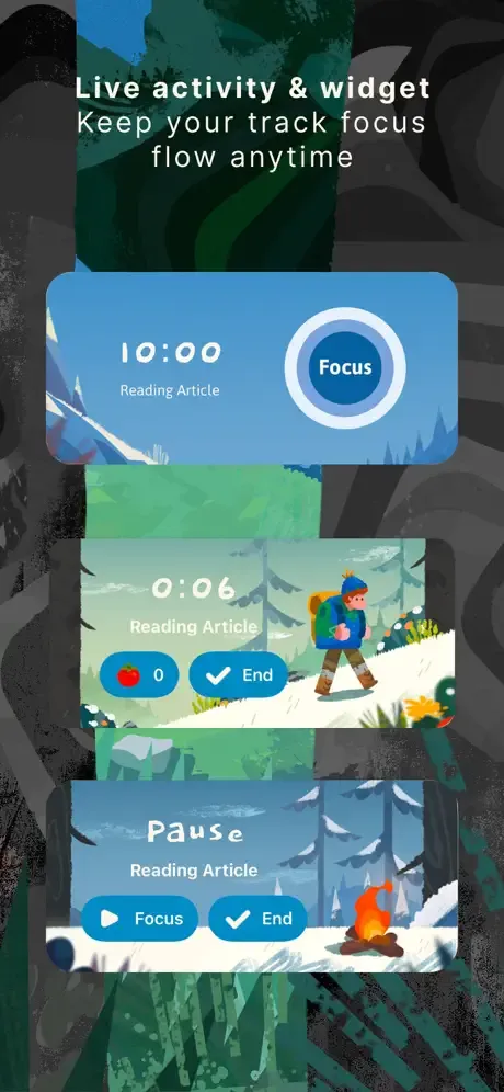 Focus Traveller - Flow Timer App Store screenshot 9