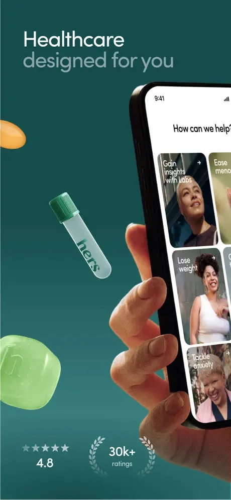 Hers App Store screenshot 1