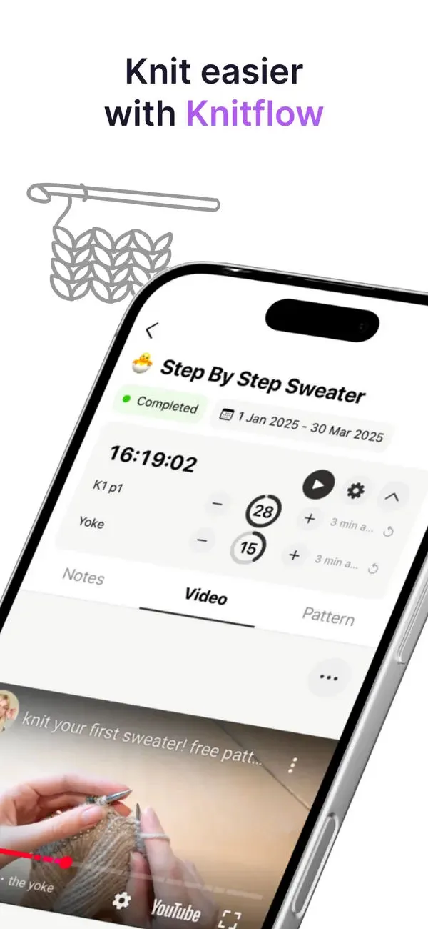 Knitflow App Store screenshot 2