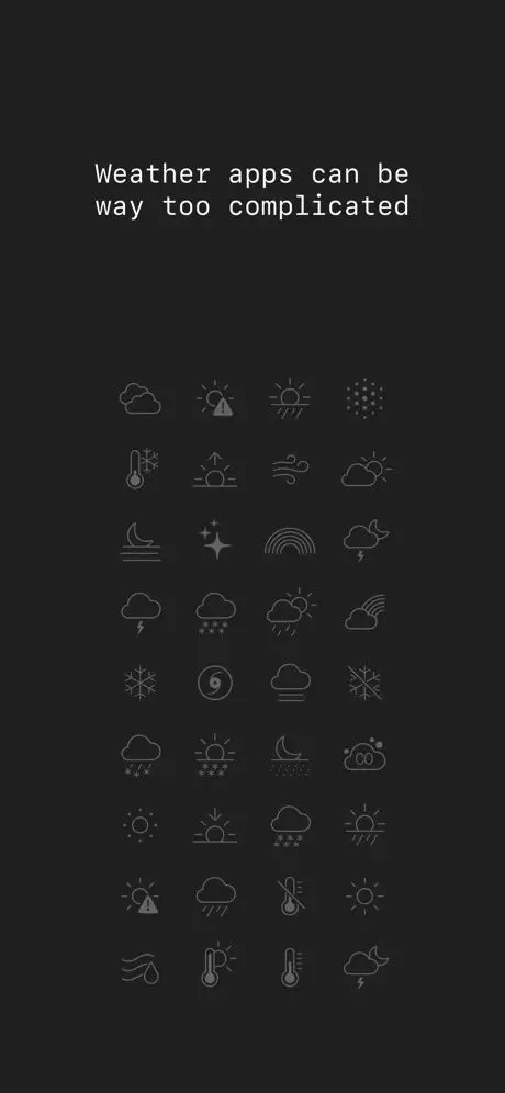 Lazy Weather App Store screenshot 1