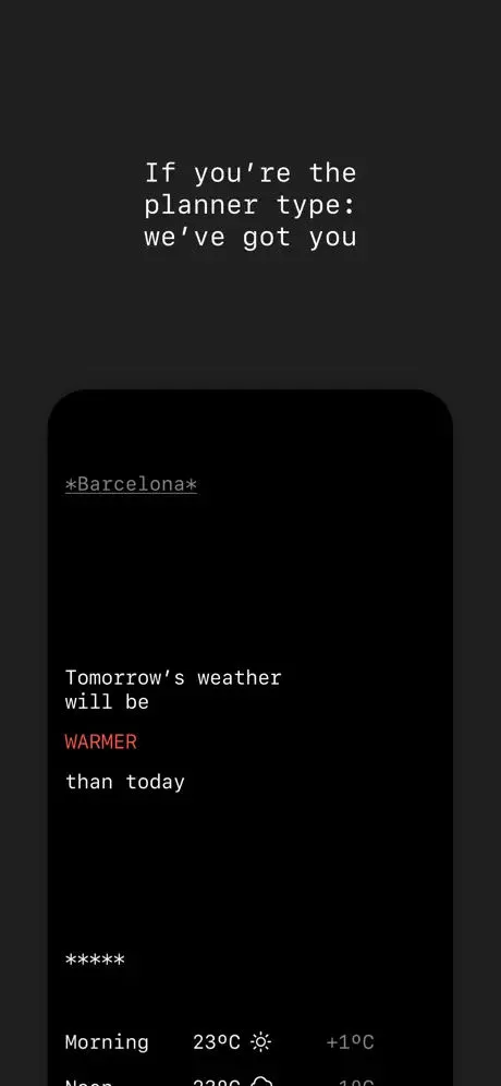 Lazy Weather App Store screenshot 7