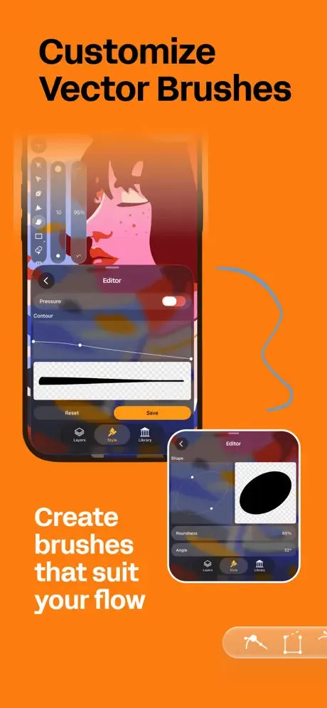 Linearity Curve Graphic Design App Store screenshot 5