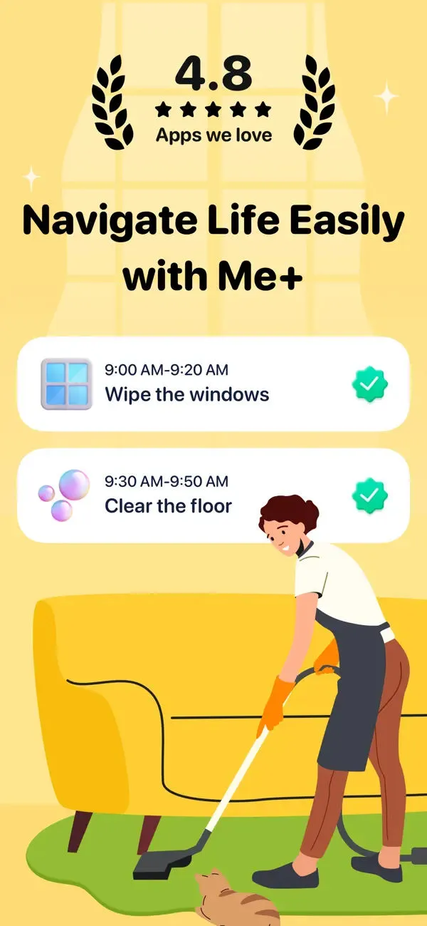 Me+ Lifestyle Routine App Store screenshot 1