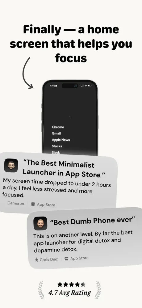 Minimalist Launcher App Store screenshot 5