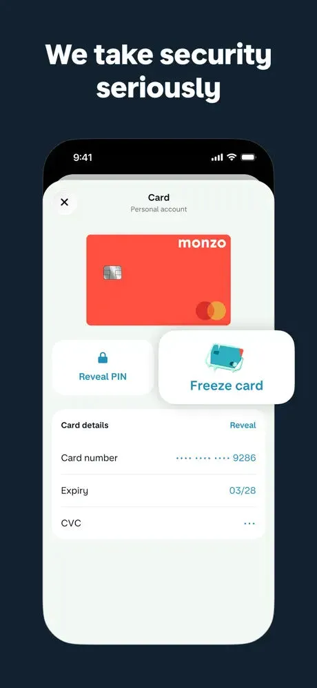 Monzo screenshot 3