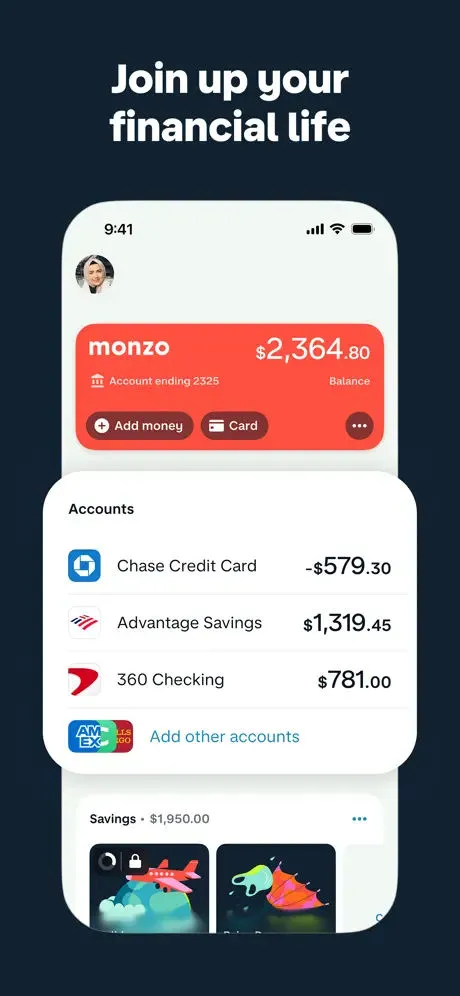 Monzo screenshot 1