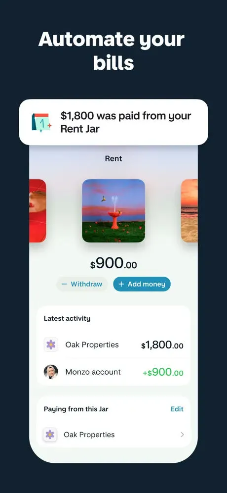 Monzo screenshot 2