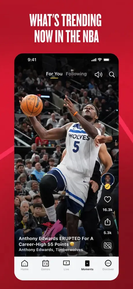NBA: Live Games & Scores App Store screenshot 4