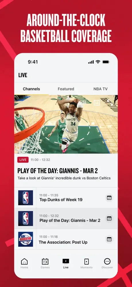 NBA: Live Games & Scores App Store screenshot 5