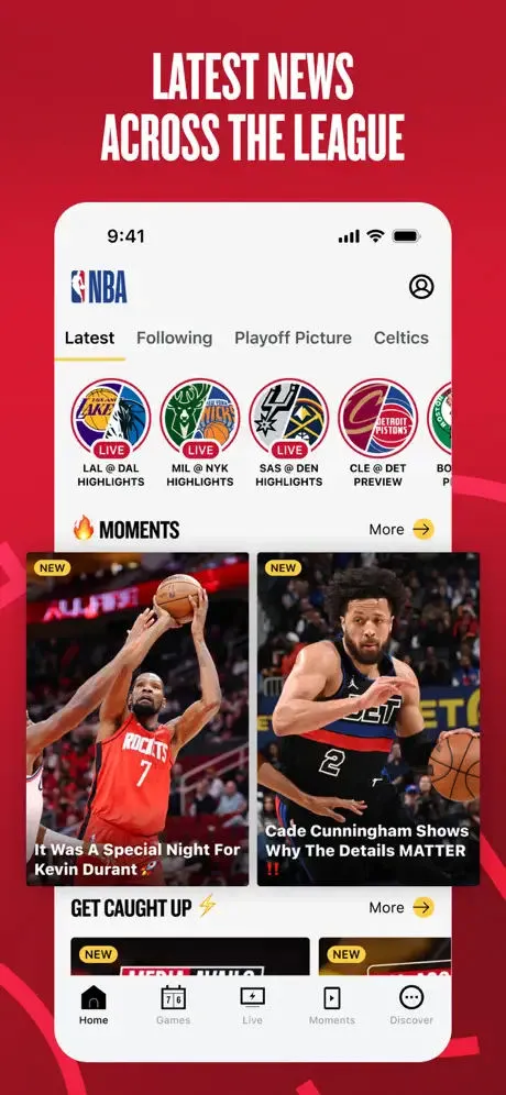 NBA: Live Games & Scores App Store screenshot 6