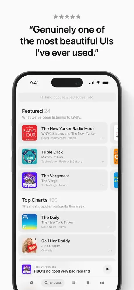 Neuecast App Store screenshot 3