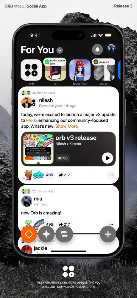 Orb Social on Lens Protocol App Store screenshot 2