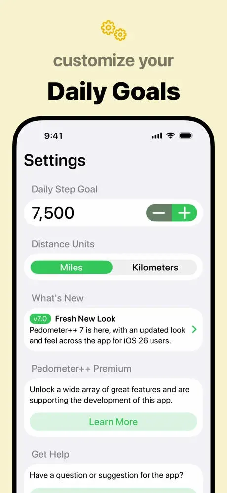 Pedometer++ App Store screenshot 9