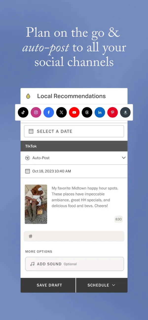 Planoly: Social Media Planner App Store screenshot 1