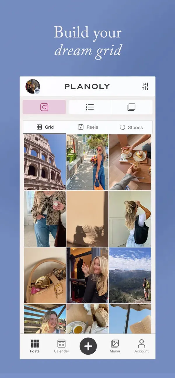 Planoly: Social Media Planner App Store screenshot 4