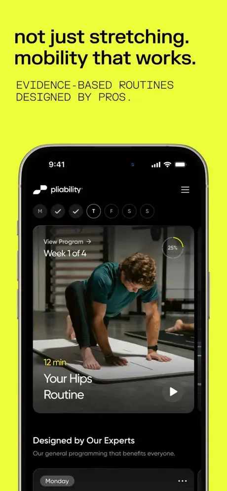 pliability App Store screenshot 3