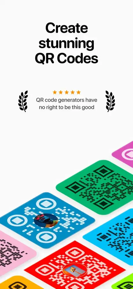 Qewie | QR Code Generator App Store screenshot 1