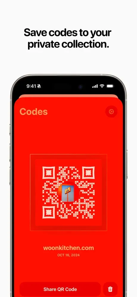 Qewie | QR Code Generator App Store screenshot 8