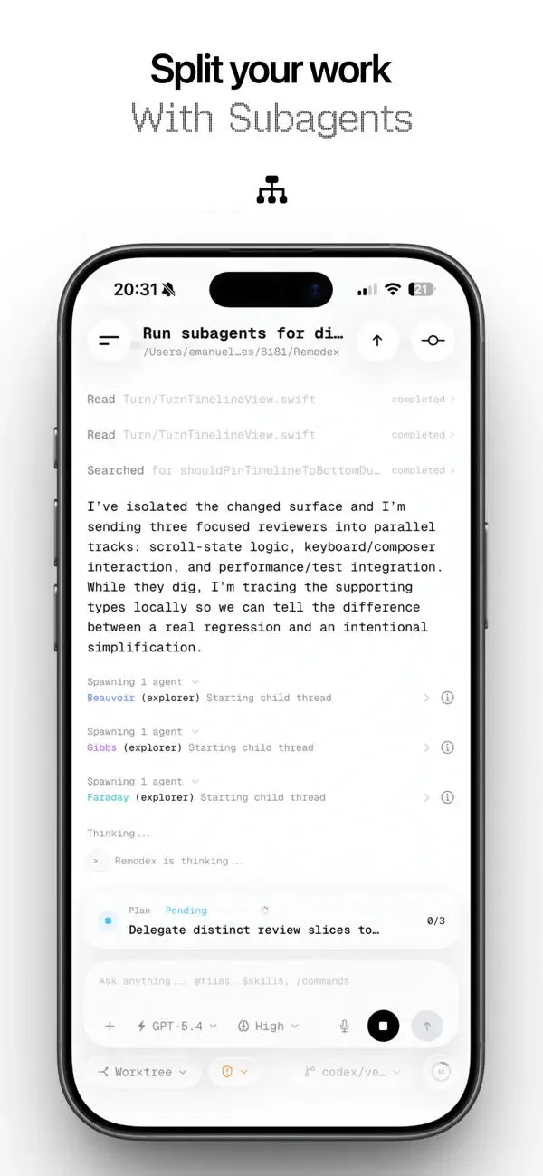 Remodex - Remote AI Coding App Store screenshot 6
