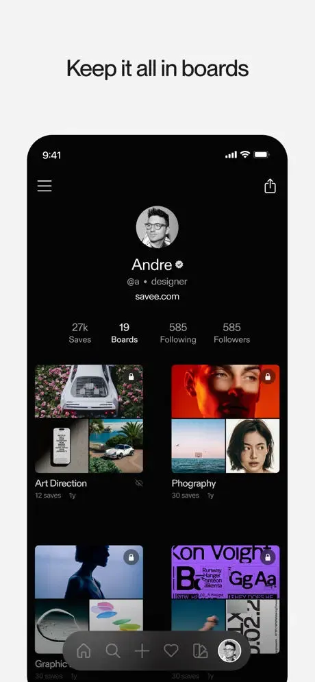 Savee — Inspiration for you App Store screenshot 4