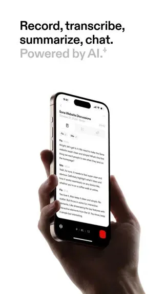 Sona Insight App Store screenshot 1