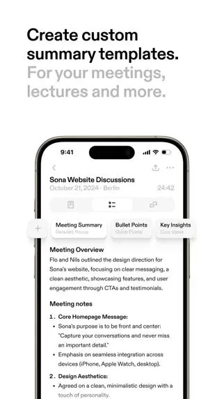 Sona Insight App Store screenshot 2