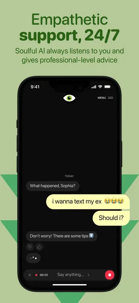 Soul AI — Therapy & Self App Store screenshot 2