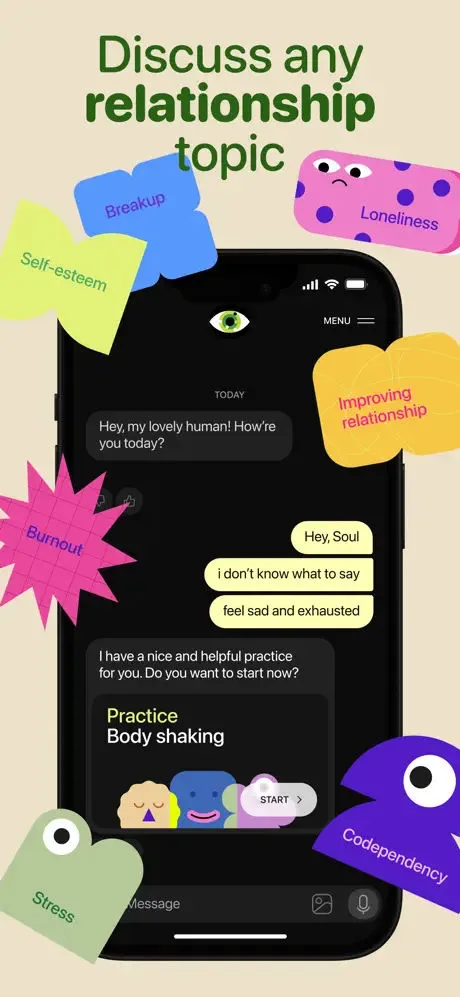 Soul AI — Therapy & Self App Store screenshot 3