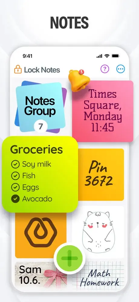 Sticky Notes & Color Widget App Store screenshot 1