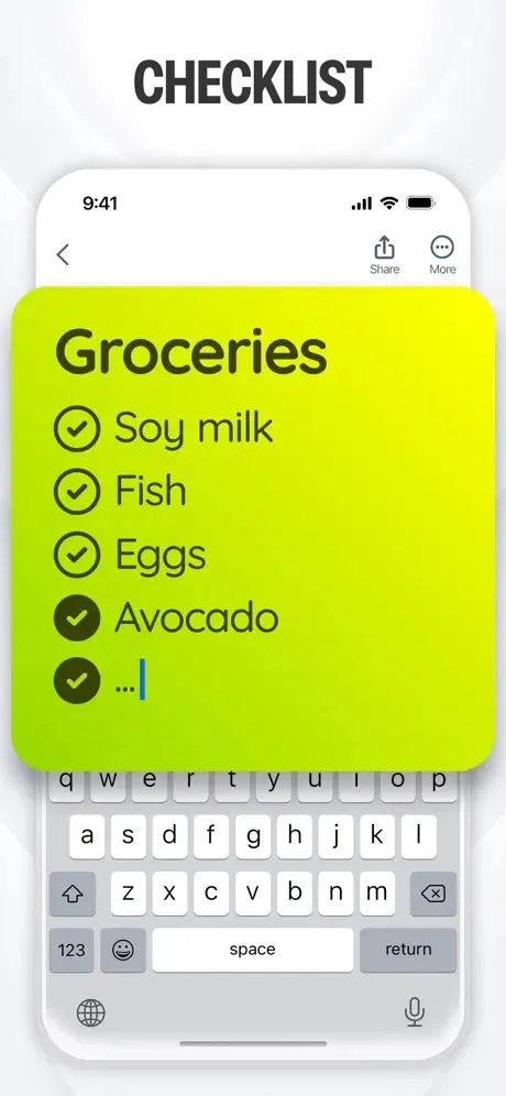 Sticky Notes & Color Widget App Store screenshot 2