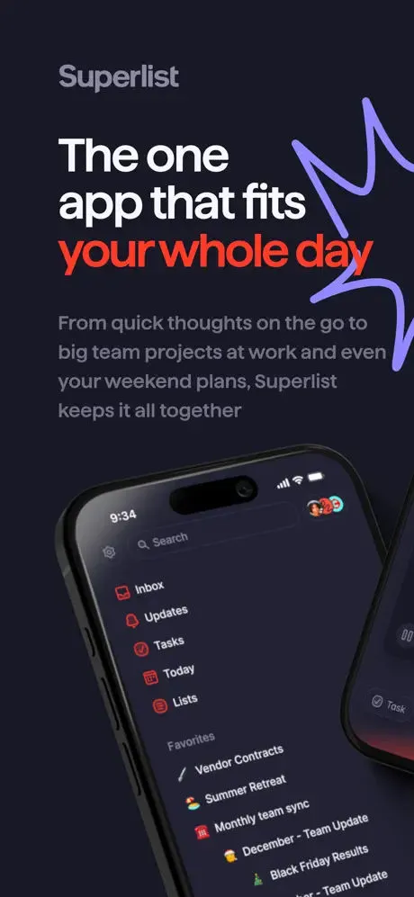 Superlist App Store screenshot 1