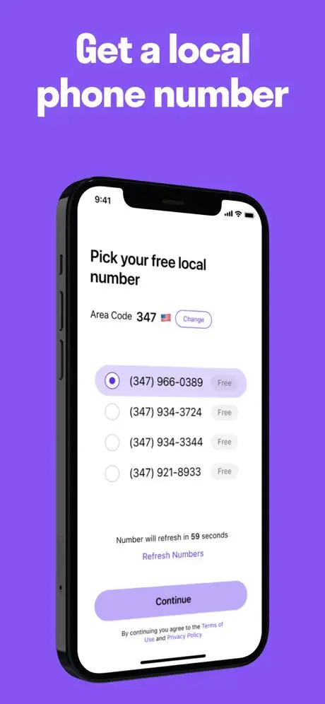 TextNow App Store screenshot 3