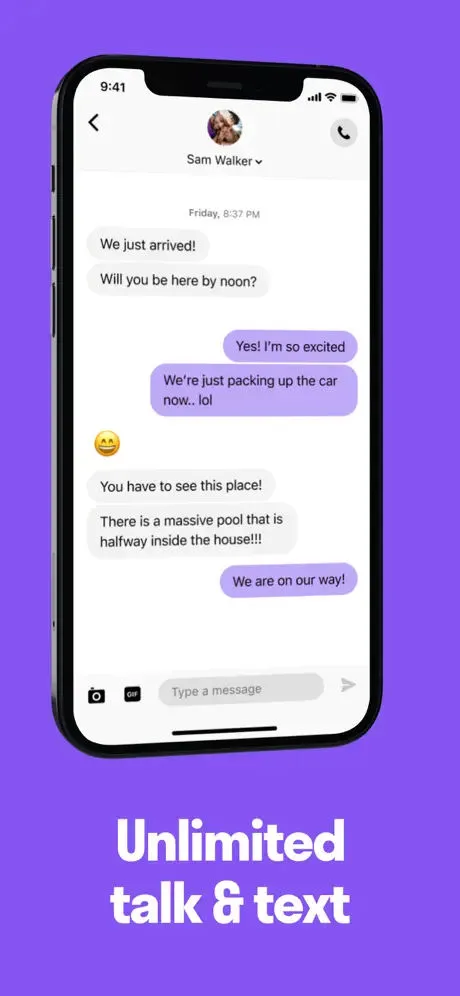 TextNow App Store screenshot 4