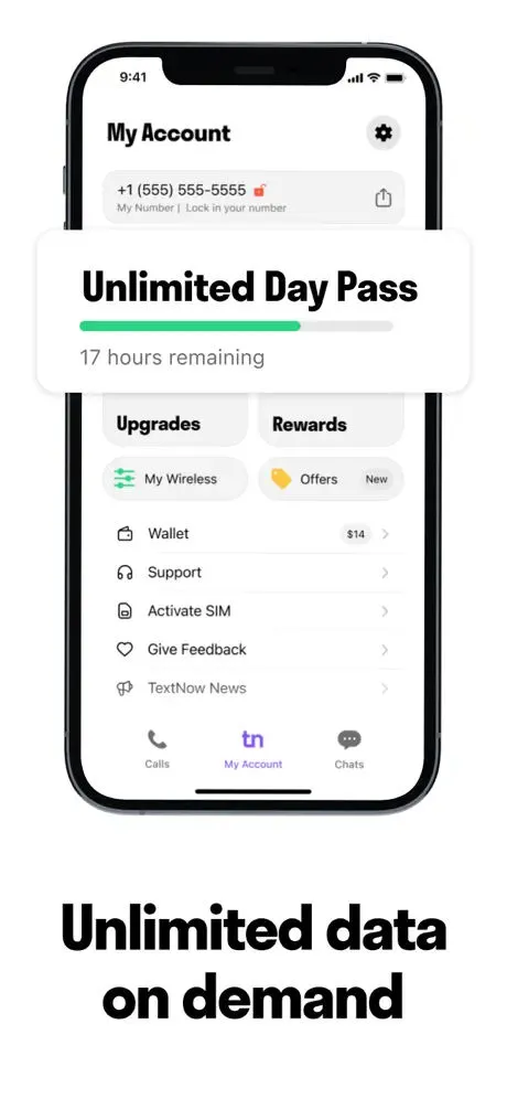 TextNow screenshot 1