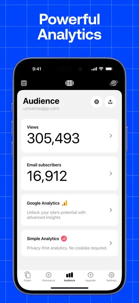 Universe Website Builder App Store screenshot 8