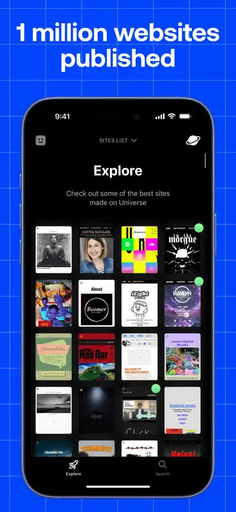 Universe Website Builder App Store screenshot 10