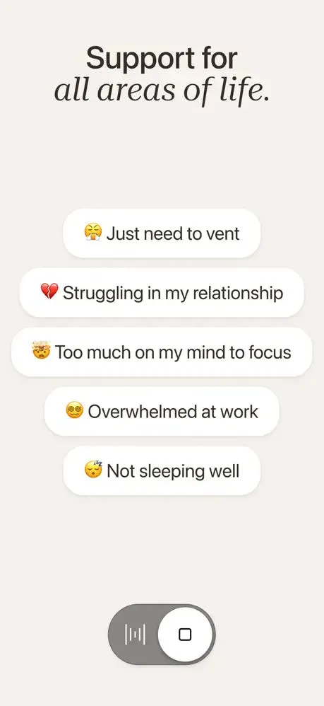 Voiced AI: Talk, Reflect, Grow App Store screenshot 8