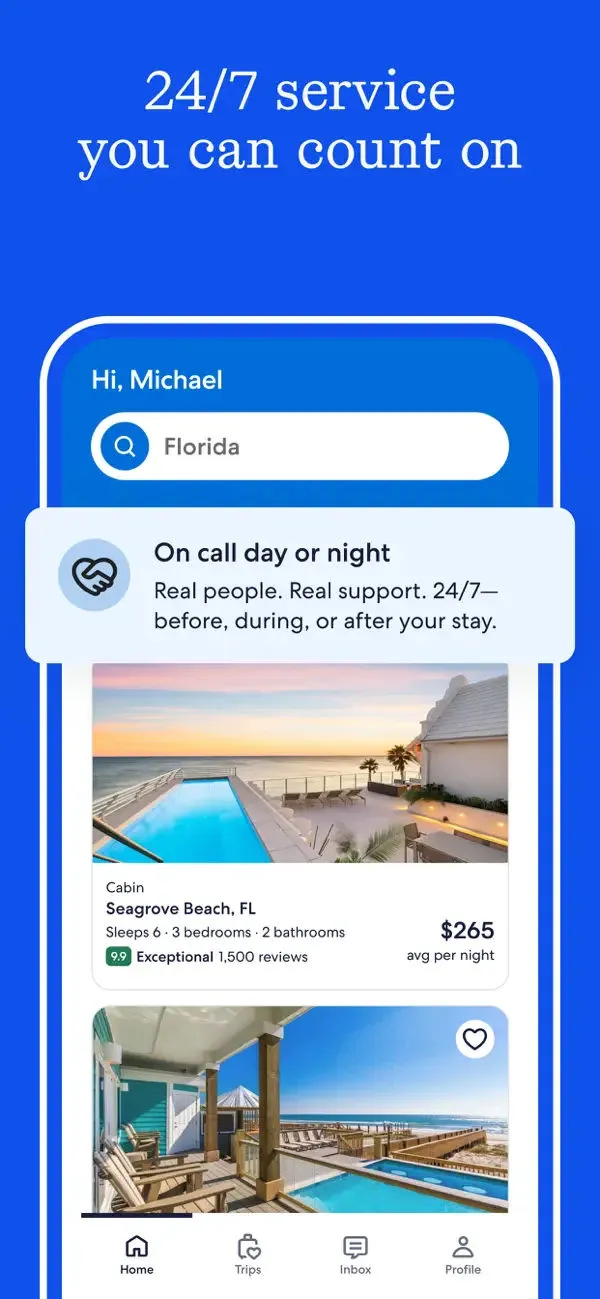 Vrbo Vacation Rentals App Store screenshot 2