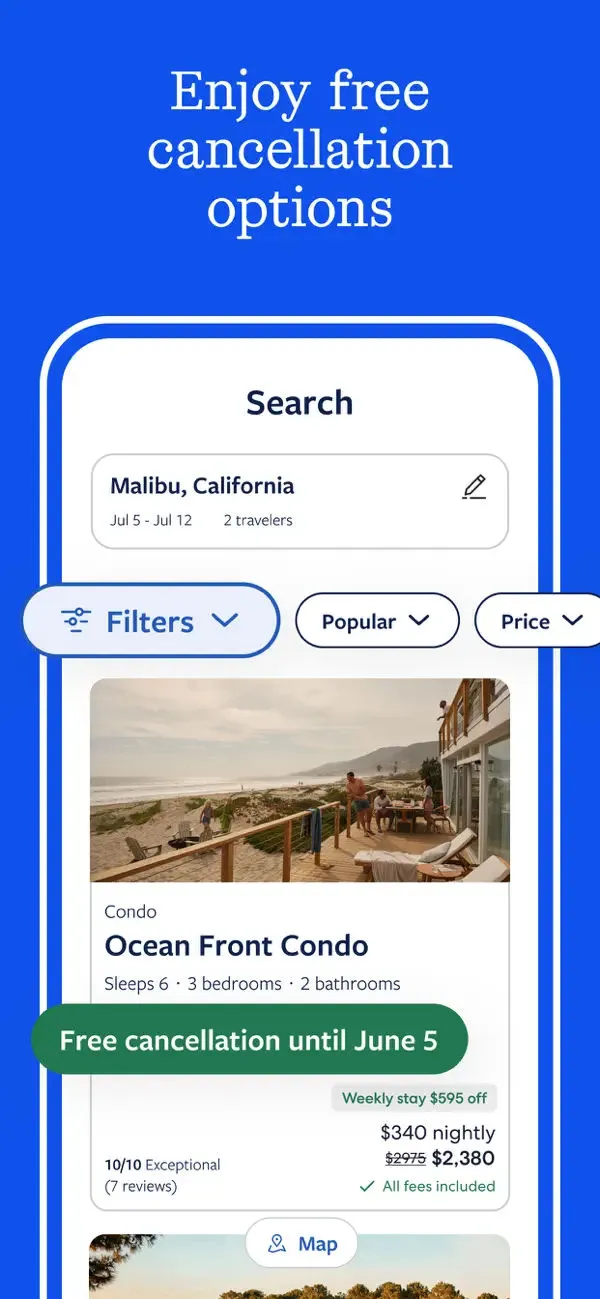Vrbo Vacation Rentals screenshot 1