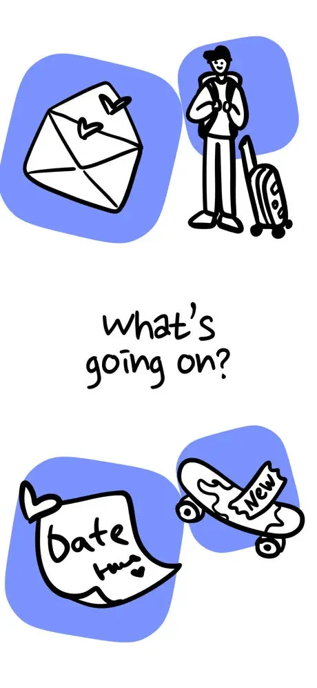 What's going on? Friend Diary App Store screenshot 1